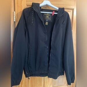 Element Black Hooded Jacket rain resistant